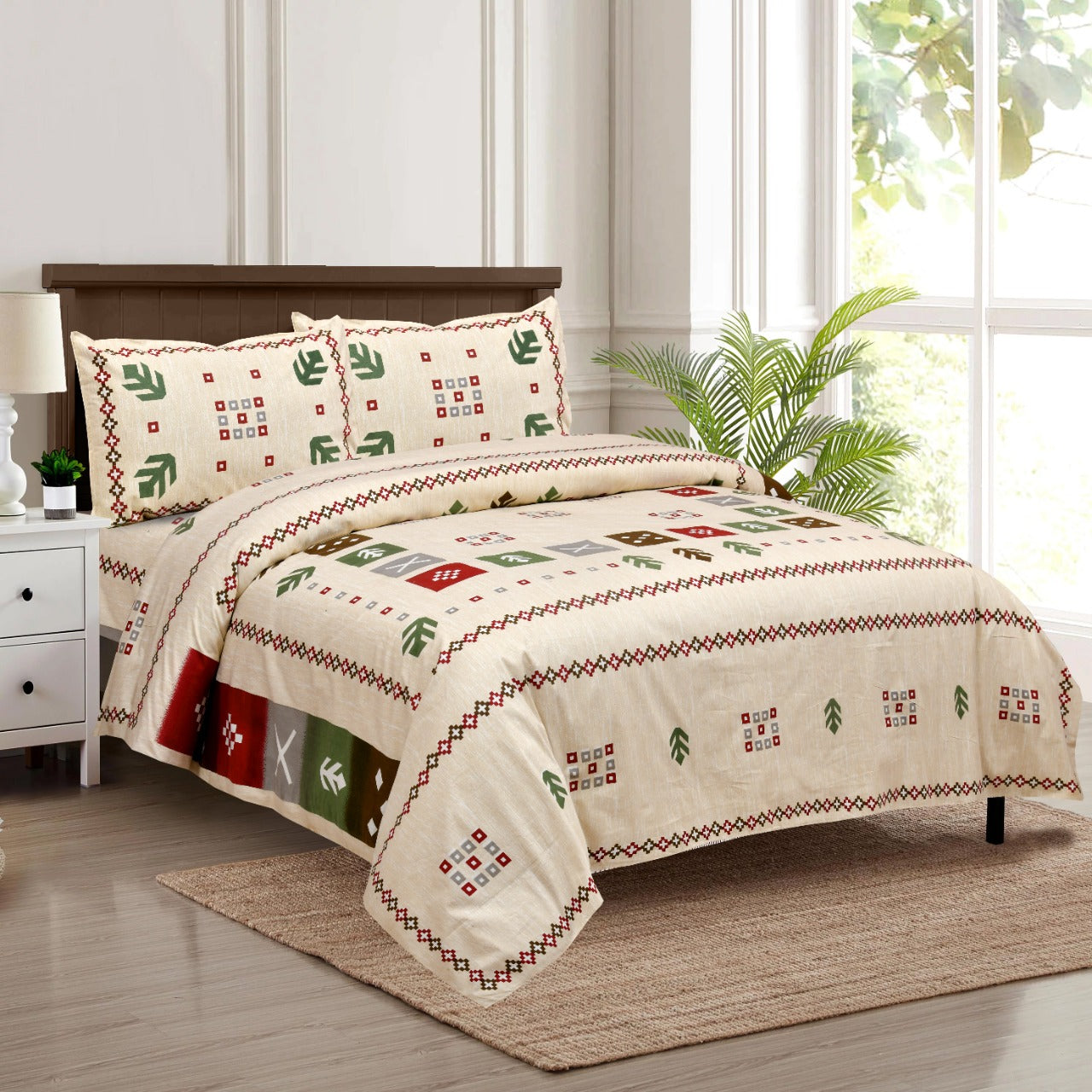 King size Bedsheet Rusty Collection
