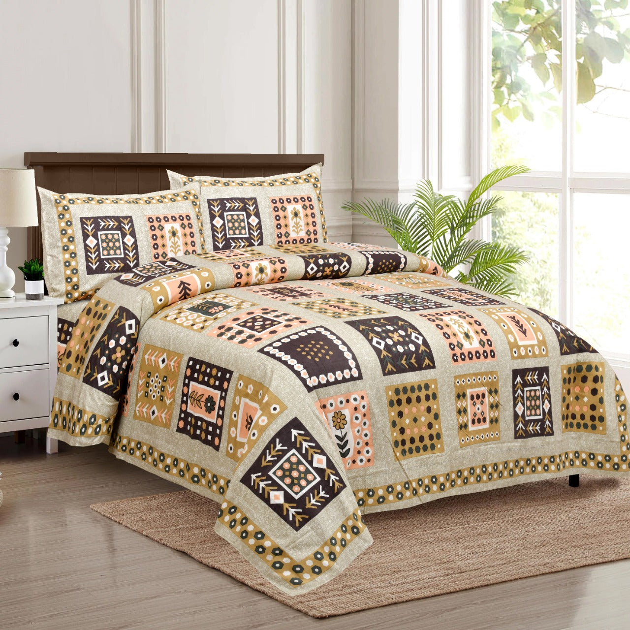 King size Bedsheet Rusty Collection 3